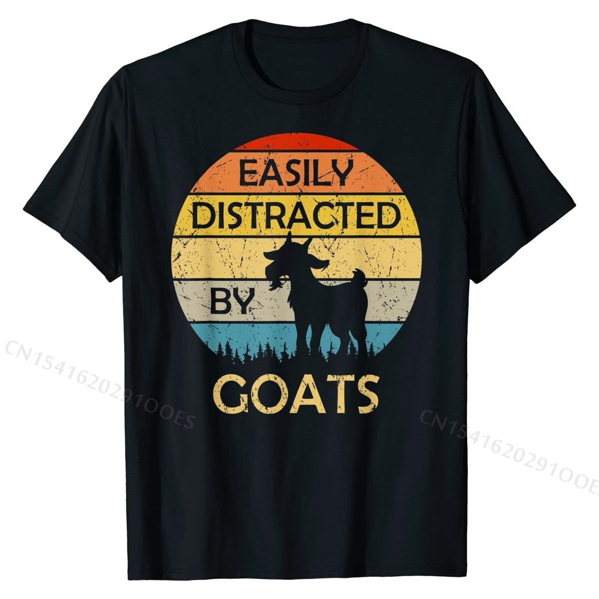 Easily Distracted By Goats Unisex T-Shirt