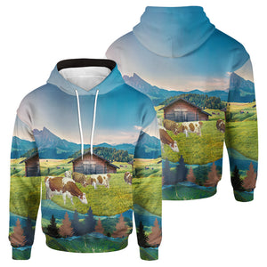 Cattle-Cows painting style print 3d 04 - cow lovers