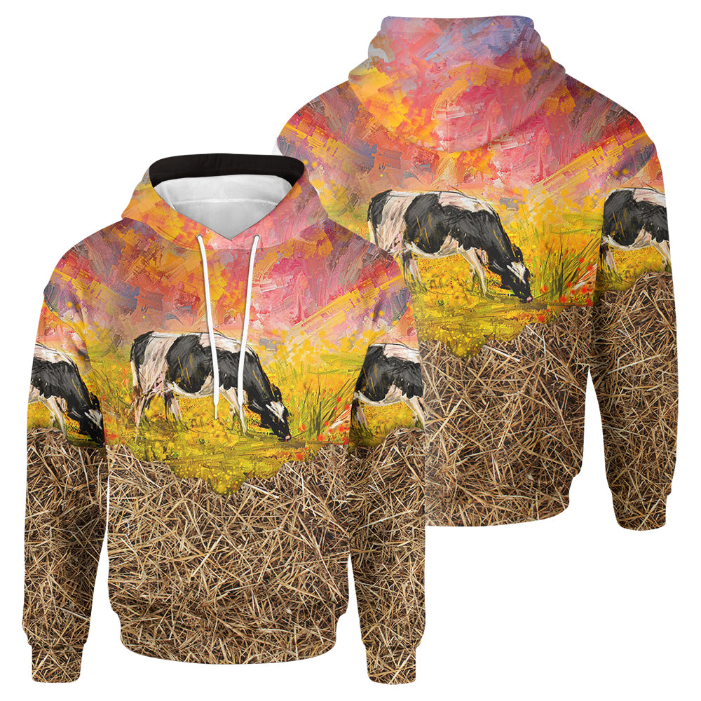 Cute Cow painting  style- 3d print - cow lovers