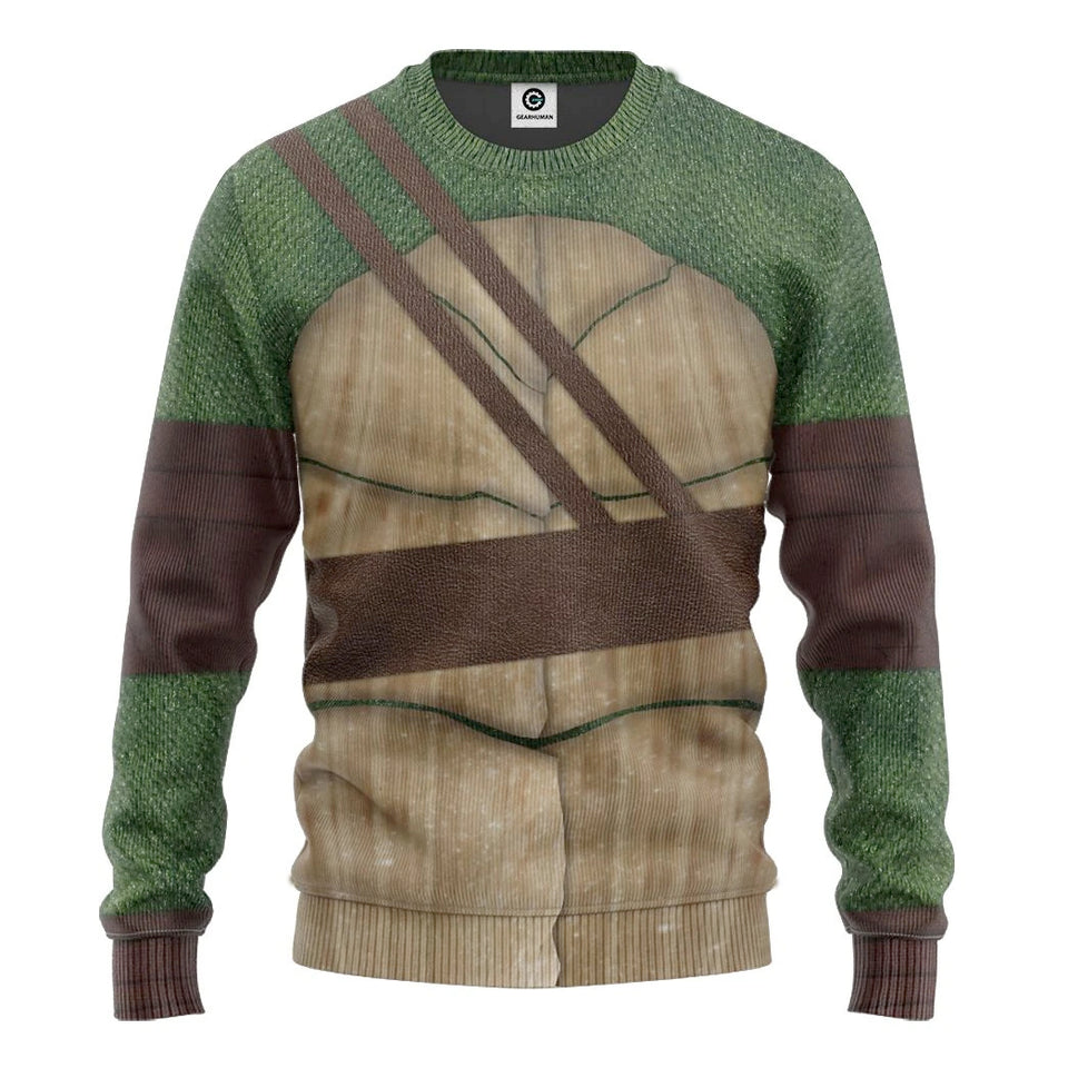 Leonardo TMNT Leo Custom Tshirt Hoodie sweatshirt - Apparel