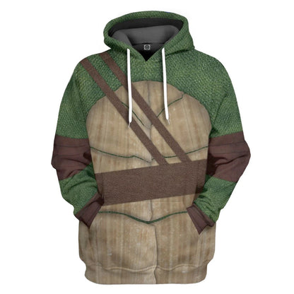 Leonardo TMNT Leo Custom Tshirt Hoodie sweatshirt - Apparel