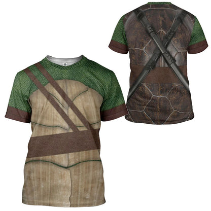 Leonardo TMNT Leo Custom Tshirt Hoodie sweatshirt - Apparel