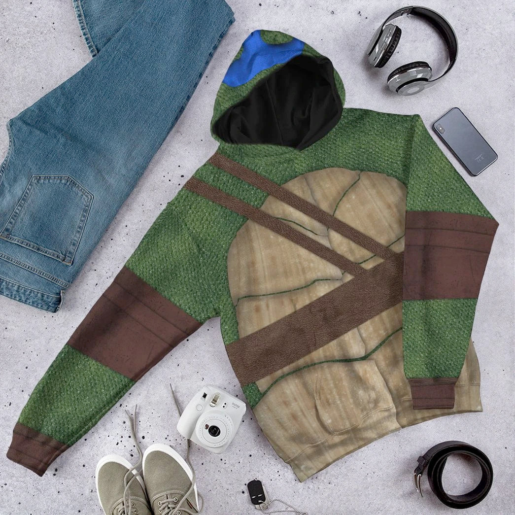 Leonardo TMNT Leo Custom Tshirt Hoodie sweatshirt - Apparel