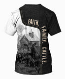 Faith Family Cattle - Hoodies, T-shirt, Sweater