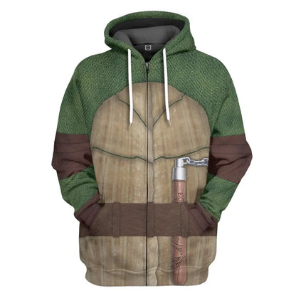 Michelangelo TMNT Mike Mikey Custom Tshirt Hoodie sweatshirt - Apparel