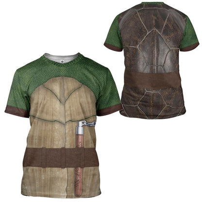 Michelangelo TMNT Mike Mikey Custom Tshirt Hoodie sweatshirt - Apparel