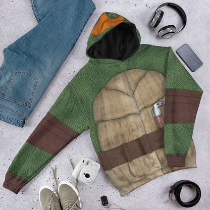 Michelangelo TMNT Mike Mikey Custom Tshirt Hoodie sweatshirt - Apparel