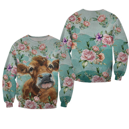 COW and FLOWER 04 3d Print