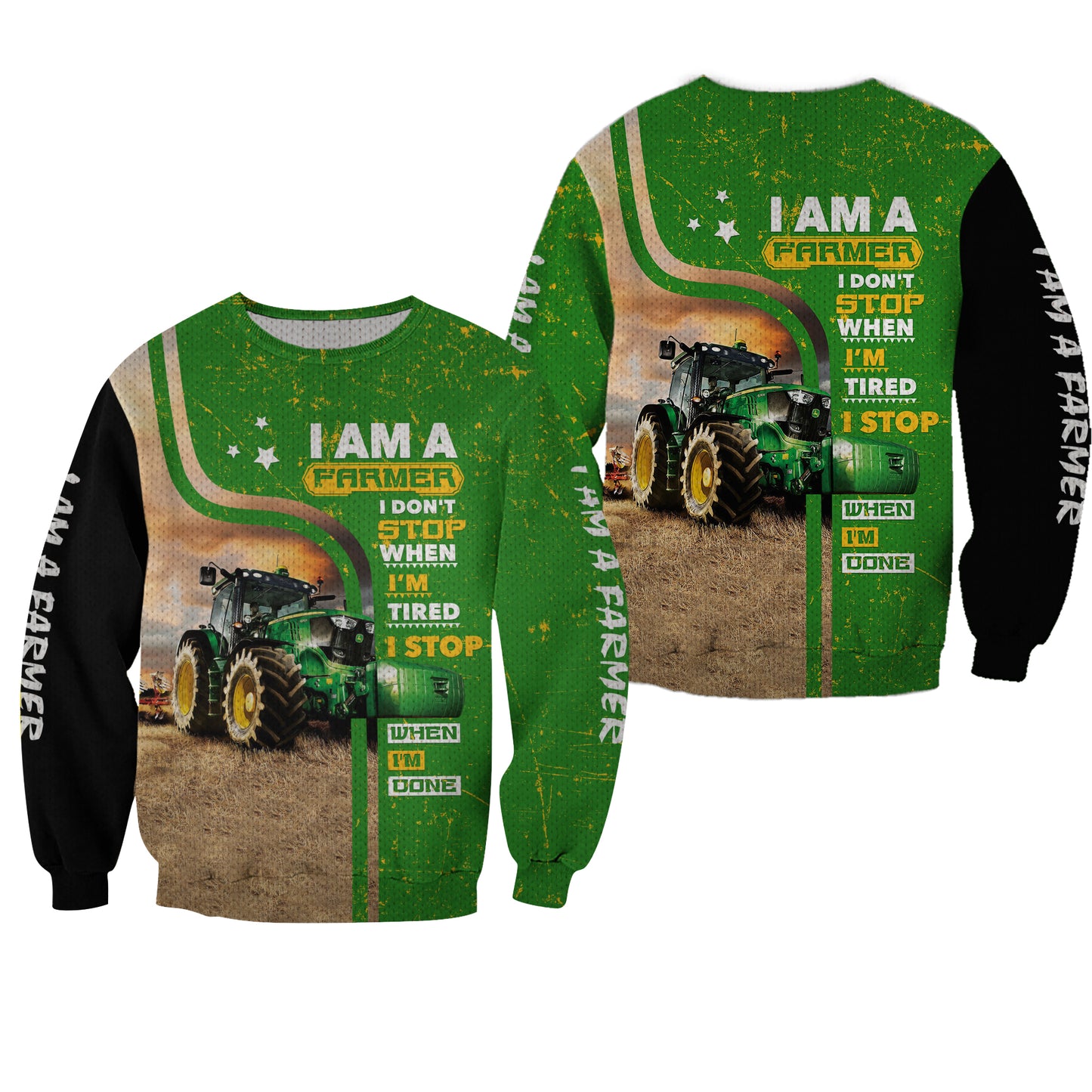 i'm a farmer 3D Print unisex Zipper, Hoodies, Sweatshirts - myfunfarm