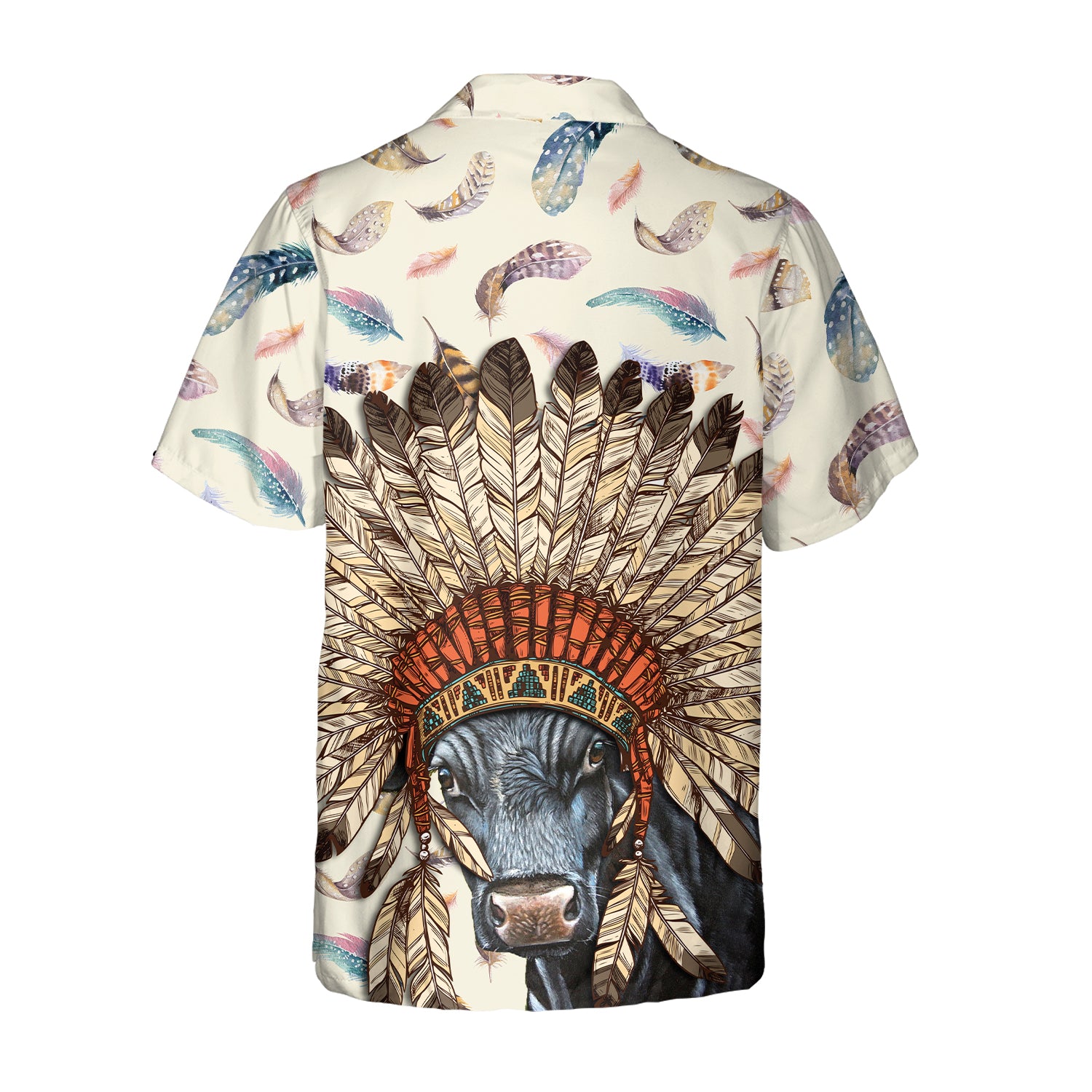 Indian cattle pattern - Hawaiian Shirt - myfunfarm
