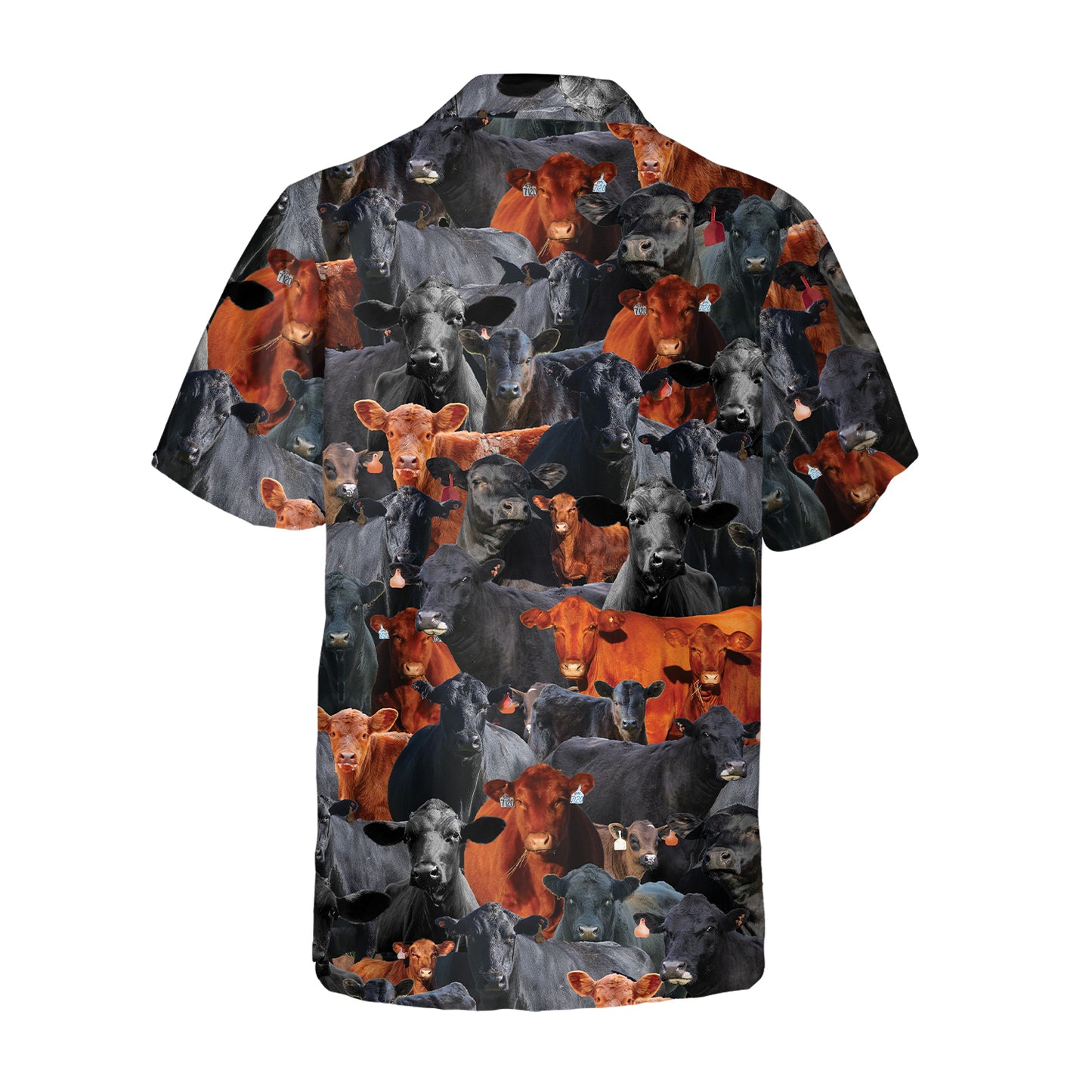 Angus Cattle pattern design - Hawaiian Shirt, Shorts for adult and youth