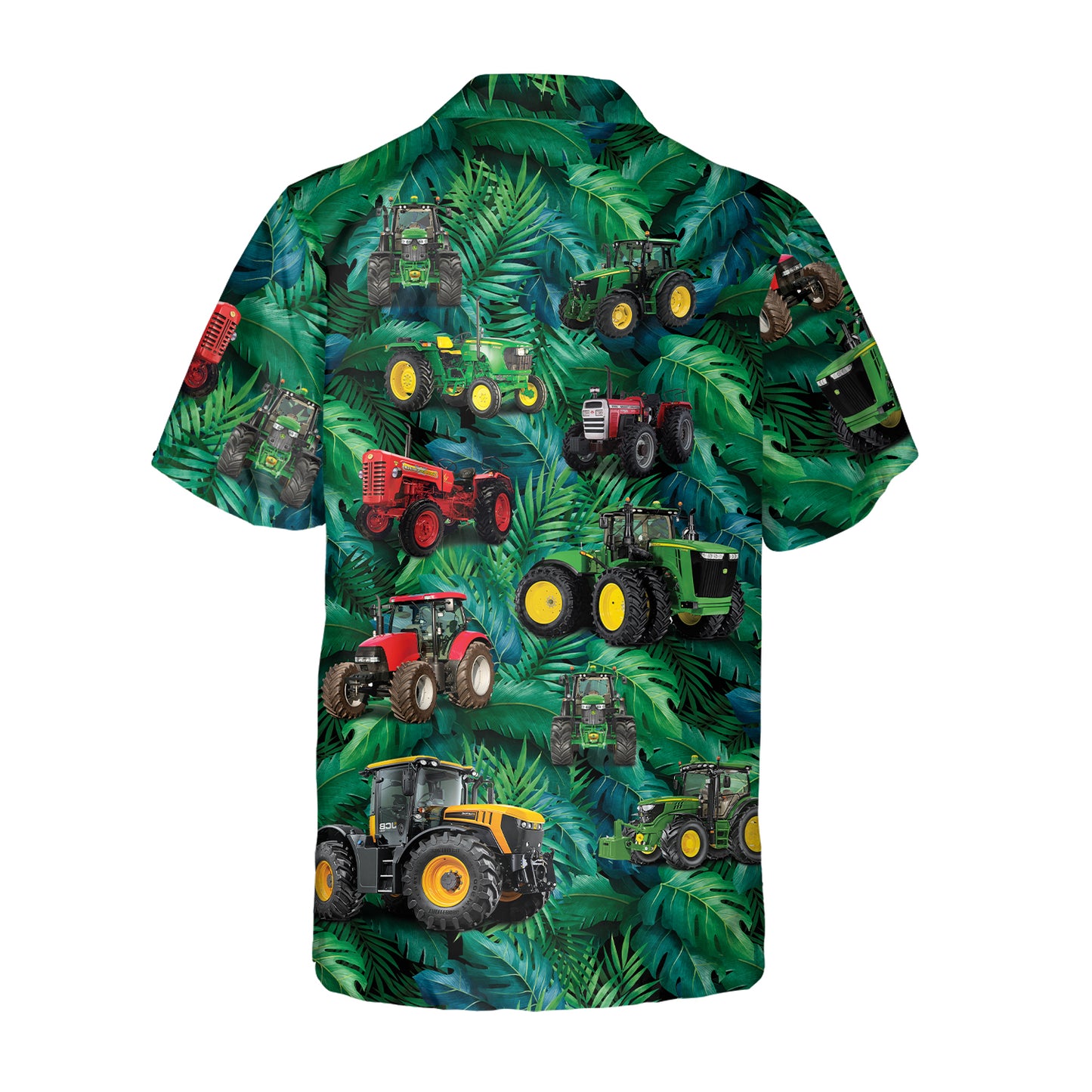 Tractor forest Pattern - Hawaiian Shirt, Shorts for adult and youth - myfunfarm
