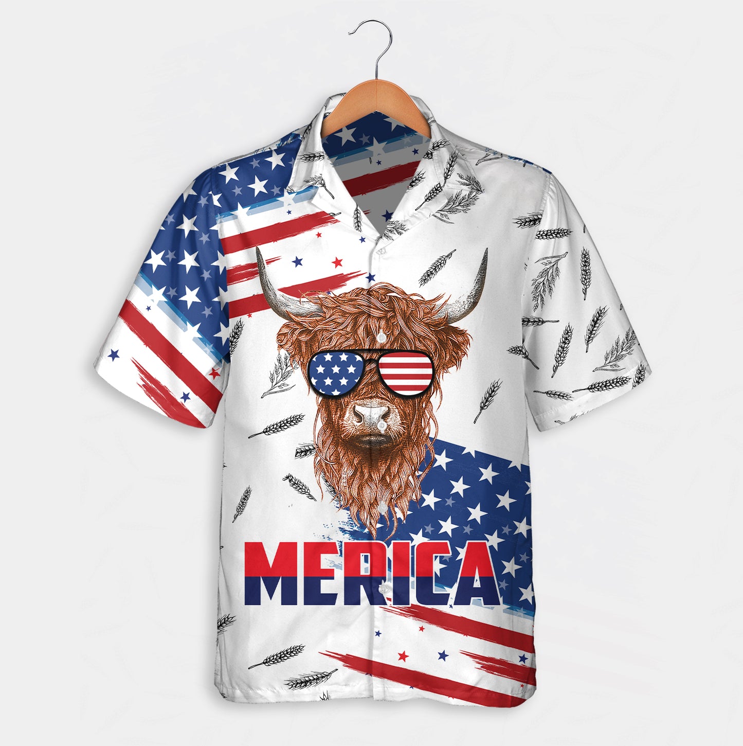 Independence United States - Highland Cattle design - myfunfarm