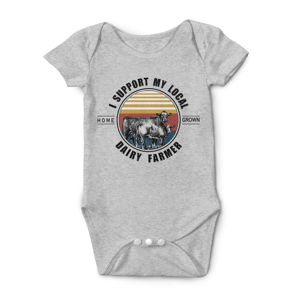 Mama's dairy farm - unisex  t-shirt , mama and kids