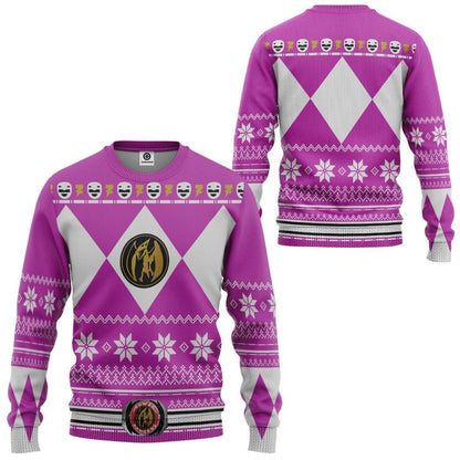 Pink Power Ranger - Cosplay Tshirt Hoodies Sweatshirt - Apparel