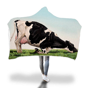Cute Cow - Hooded Blanket - Cow Lovers