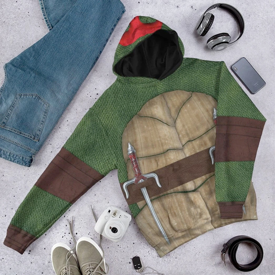 Raphael Raph -Teenage Mutant Ninja Turtles- Cosplay Custom Tshirt Hoodie sweatshirt - Apparel