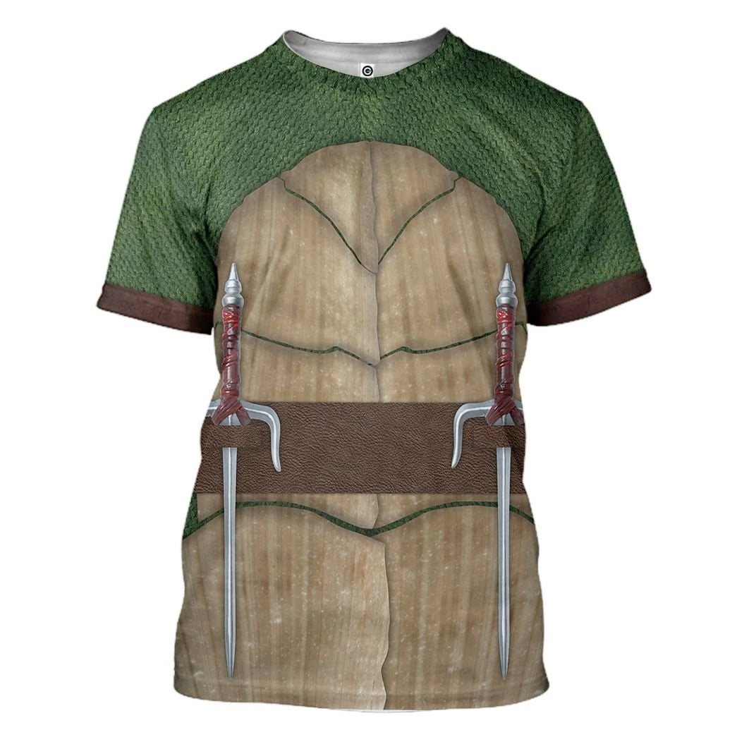 Raphael Raph -Teenage Mutant Ninja Turtles- Cosplay Custom Tshirt Hoodie sweatshirt - Apparel - myfunfarm