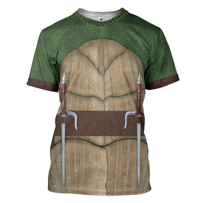 Raphael Raph -Teenage Mutant Ninja Turtles- Cosplay Custom Tshirt Hoodie sweatshirt - Apparel - myfunfarm