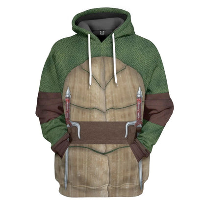 Raphael Raph -Teenage Mutant Ninja Turtles- Cosplay Custom Tshirt Hoodie sweatshirt - Apparel - myfunfarm