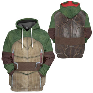 Raphael Raph -Teenage Mutant Ninja Turtles- Cosplay Custom Tshirt Hoodie sweatshirt - Apparel