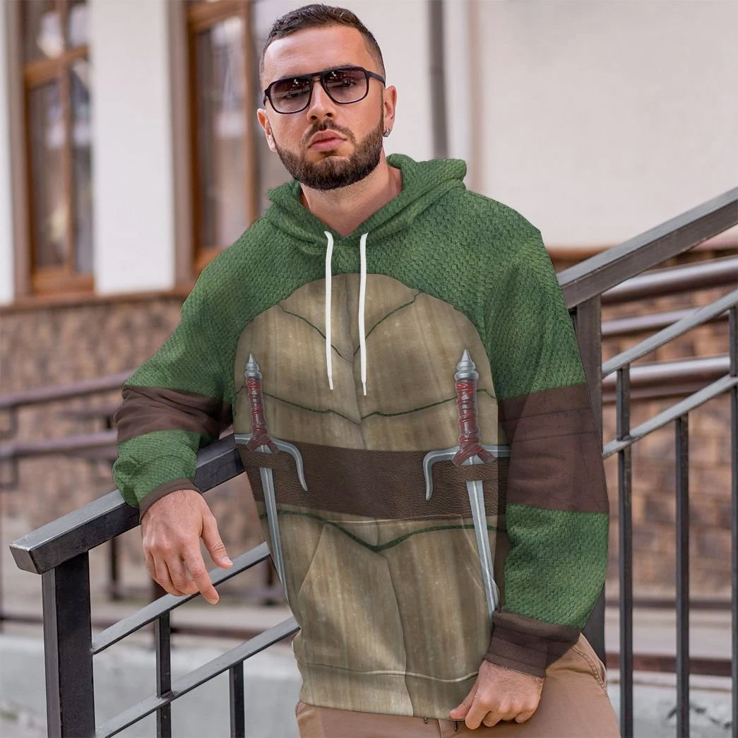 Raphael Raph -Teenage Mutant Ninja Turtles- Cosplay Custom Tshirt Hoodie sweatshirt - Apparel - myfunfarm