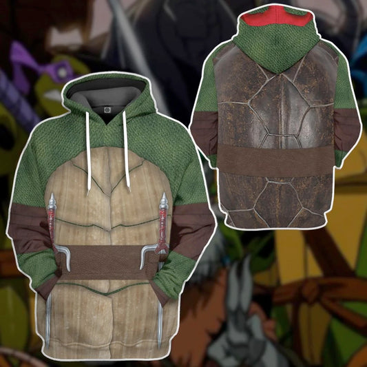 Raphael Raph -Teenage Mutant Ninja Turtles- Cosplay Custom Tshirt Hoodie sweatshirt - Apparel - myfunfarm