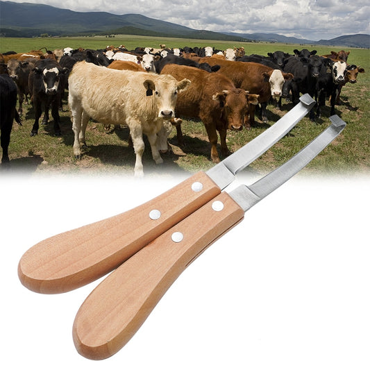 2Pcs/set Cattle Horse Repair Hoof Knife Hoof Cutter Right/left Hand Animal Foot Pruning Tool Shears Farm Veterinary Supplies - myfunfarm