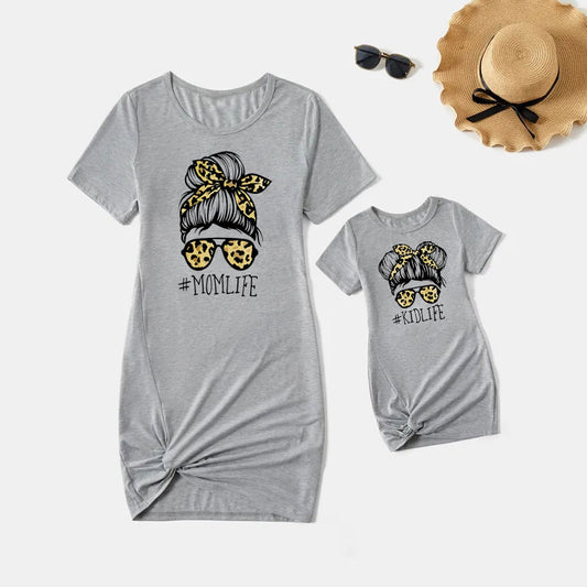 Mother And Daughter Autumn Summer Long Dress - myfunfarm