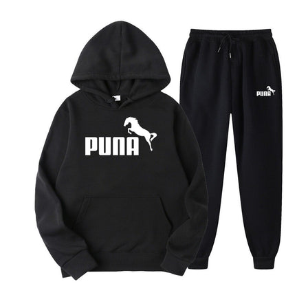 Fleece Hoodies and Pants Two Piece Sets Puna Horse - myfunfarm