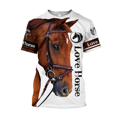 3D Printing Horse Unisex T-Shirt for Horse Lovers - myfunfarm