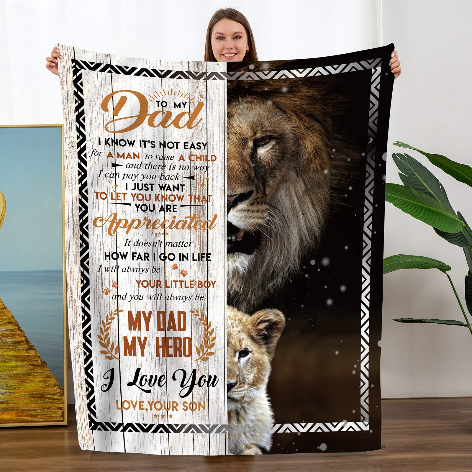 I Love You Mom Throw Blanket Gifts for Mom Birthday Gifts for Women -Mom Gifts From Daughter or Son for Birthday Mothers Day - myfunfarm