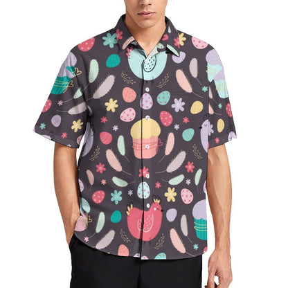 Chicken pattern Hawaiian Shirt - myfunfarm