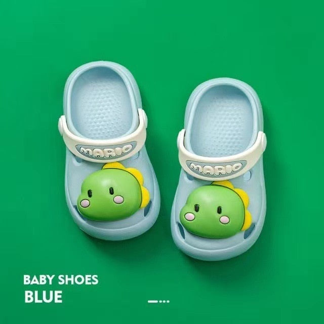 Summer Cold Slippers Non -slip and Soft Bottom Comfort Cute Baby Hole Shoes - myfunfarm