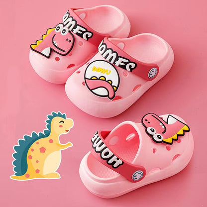 Summer Cold Slippers Non -slip and Soft Bottom Comfort Cute Baby Hole Shoes - myfunfarm