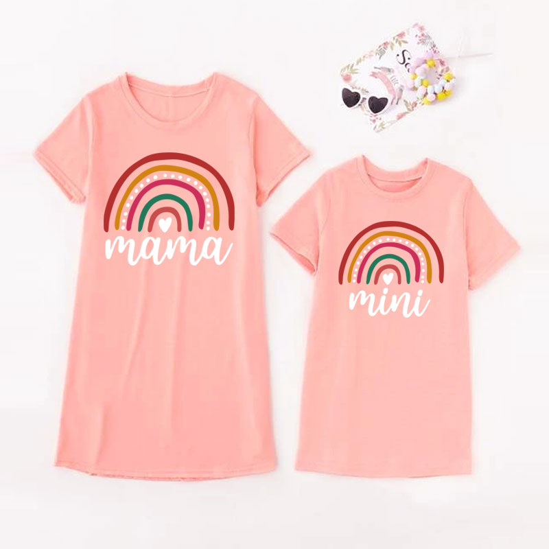 Mother And Daughter Autumn Summer Long Dress - myfunfarm