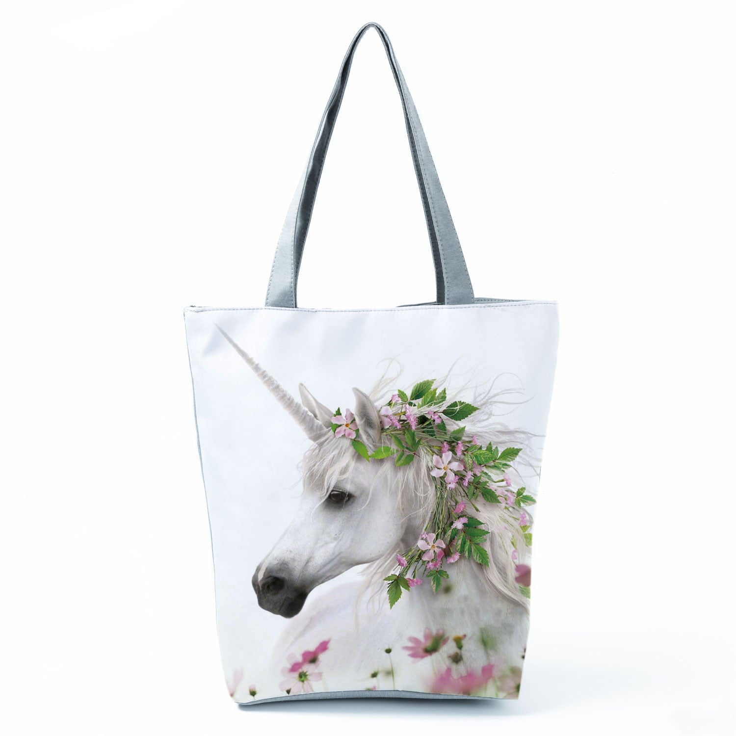 Watercolor Horse Print Shopping Tote bag - myfunfarm