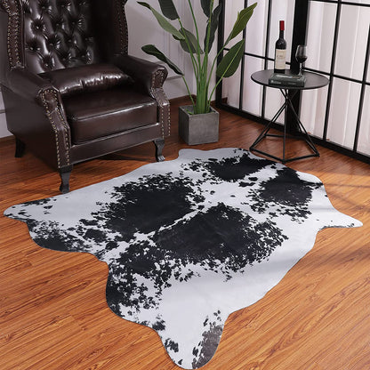 Luxury Cowhide Carpet Cow pattern Rug  for Bedroom Living Home Decor - myfunfarm