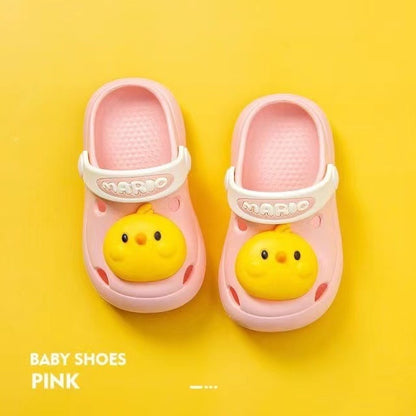 Summer Cold Slippers Non -slip and Soft Bottom Comfort Cute Baby Hole Shoes - myfunfarm