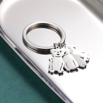 Personalized Keychain Custom Name - Child Mother Kid - myfunfarm