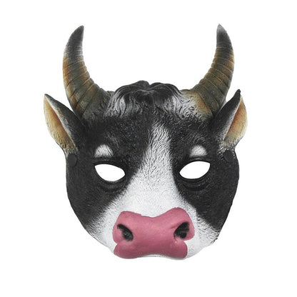 Face Cover Mask For Halloween Horror Scary Cow Head - myfunfarm