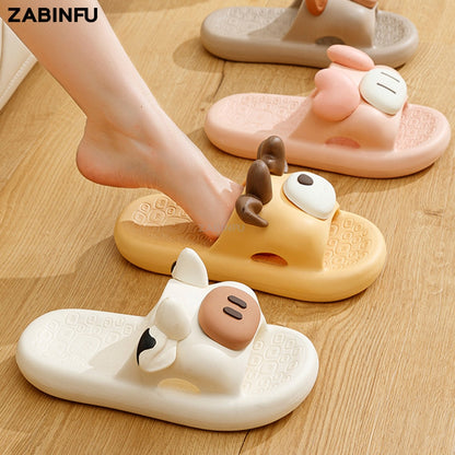 Cute Cow-Pig design Soft Slippers - myfunfarm