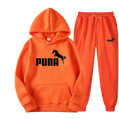 Fleece Hoodies and Pants Two Piece Sets Puna Horse - myfunfarm