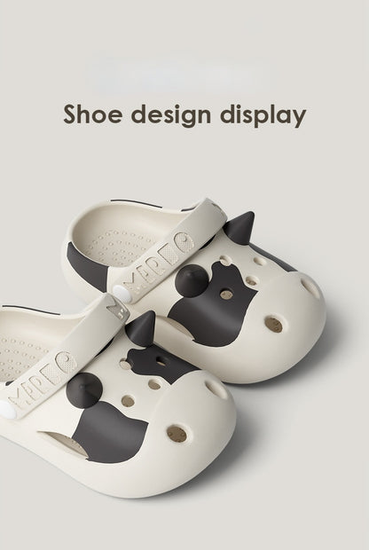 Cow pattern Slippers Soft for Kid - myfunfarm
