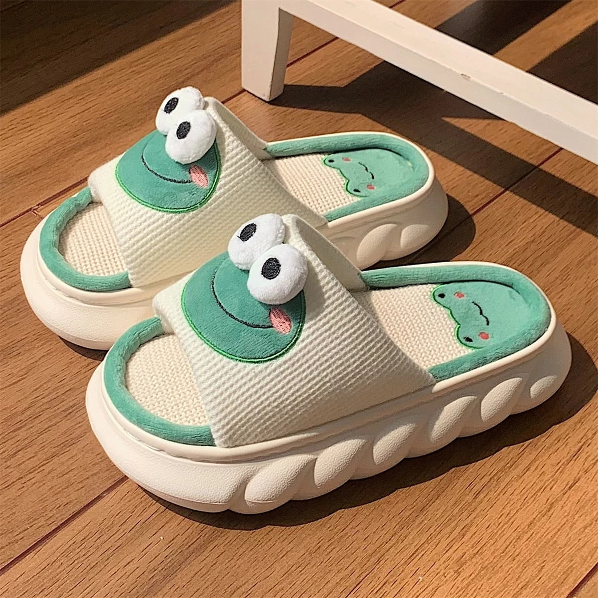 Slippers Four Seasons Indoor Home  Cute Cartoon Cow design - myfunfarm
