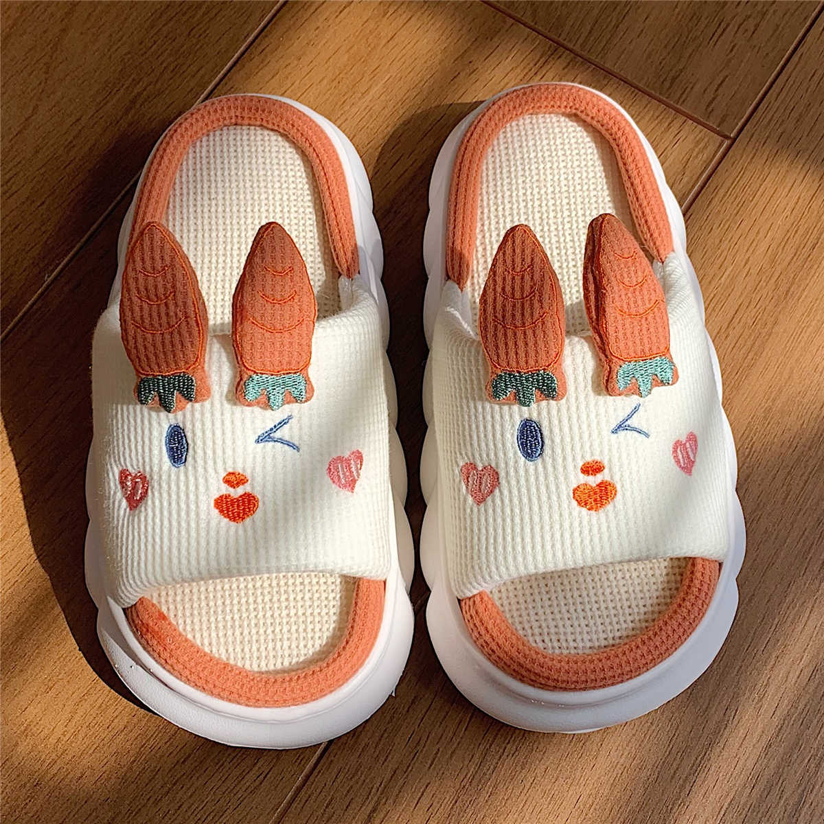 Slippers Four Seasons Indoor Home  Cute Cartoon Cow design - myfunfarm