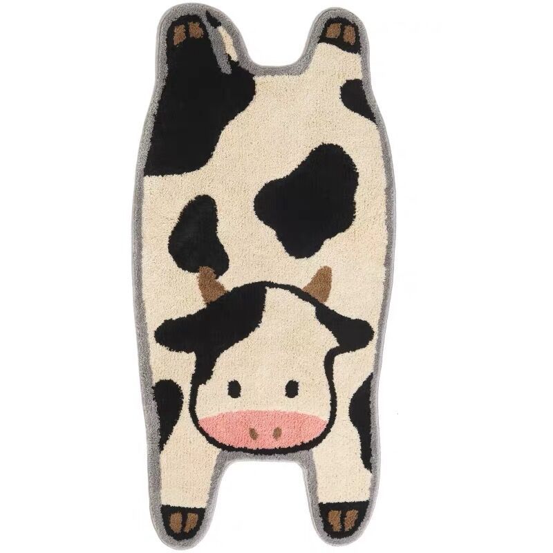Cute Cow Bedroom Carpet Soft Plush Rug - myfunfarm