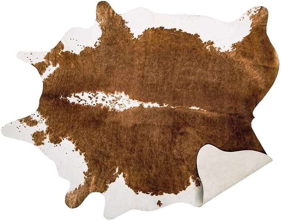 Luxury Cowhide Carpet Cow pattern Rug  for Bedroom Living Home Decor - myfunfarm