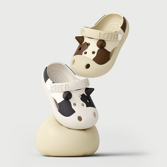 Cow pattern Slippers Soft for Kid - myfunfarm