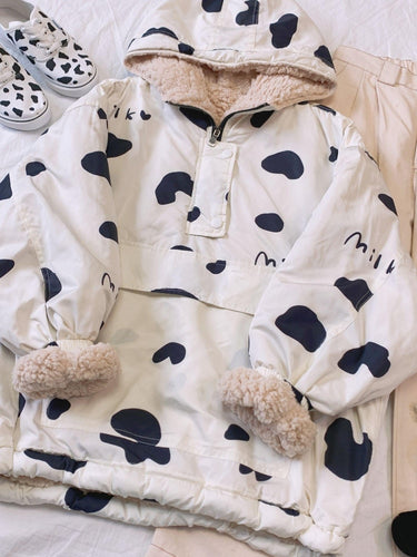 Cow pattern Print Hoodies  Warm  Spring Autumn for cow lovers